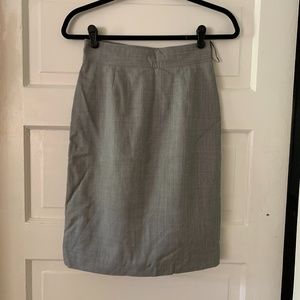 Stella Mccartney grey wool skirt